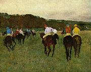 Edgar Degas Horseracing in Longchamps china oil painting artist